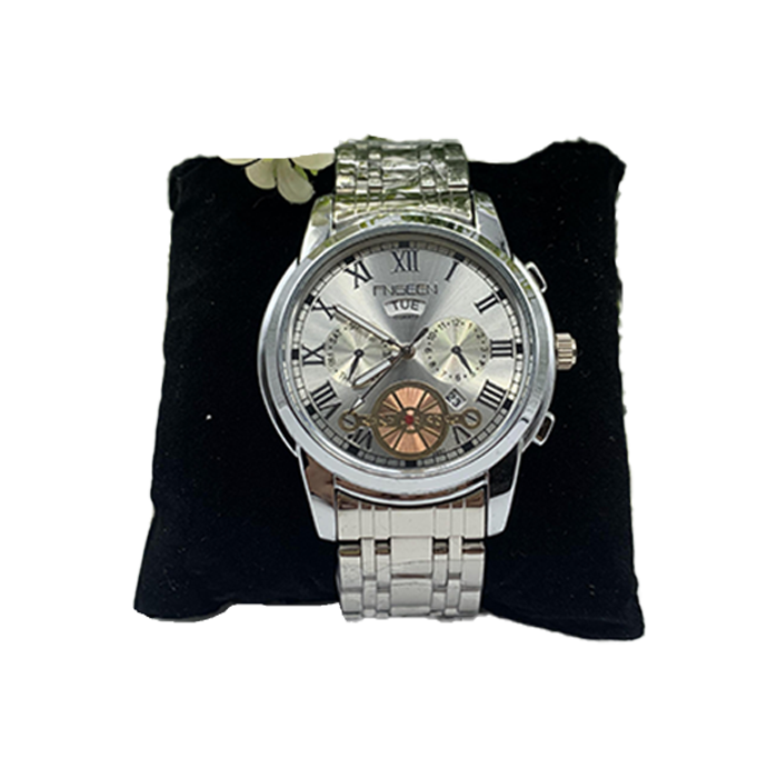FNGEEN Men's Watch Stainless Steel Quartz Classic