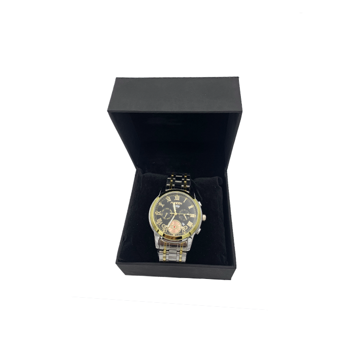 FNGEEN Men's Watch Stainless Steel Quartz Classic