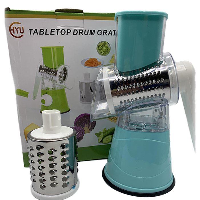 CHYU Penggiling Sayur Vegetable Cutter Slicer Tabletop Drum Grater