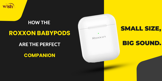 How the Roxxon Babypods are the perfect companion, small size, big sound.?