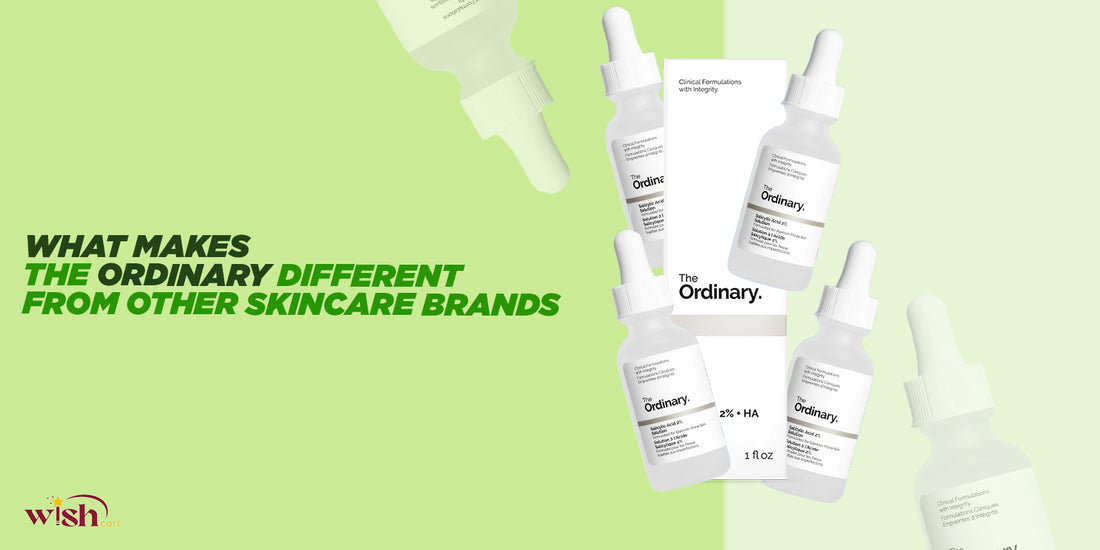 What makes the ordinary different from other skincare brands