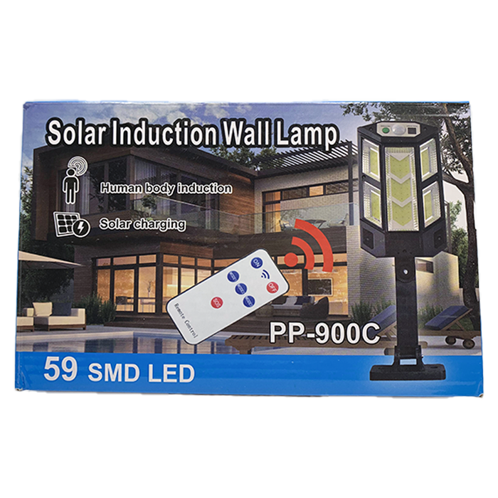 Solar Induction Wall Lamp PP-900C 59 SMD LED