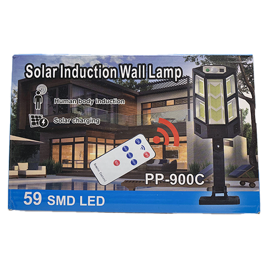 Solar Induction Wall Lamp PP-900C 59 SMD LED