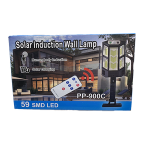 Solar Induction Wall Lamp PP-900C 59 SMD LED