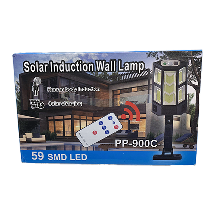 Solar Induction Wall Lamp PP-900C 59 SMD LED