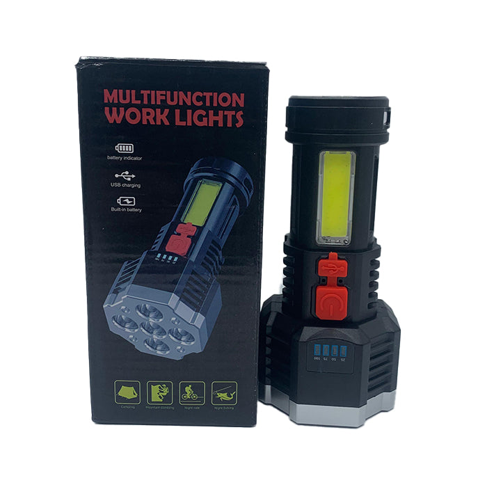 High Lumens LED Flashlight | USB Rechargeable Super Bright LED