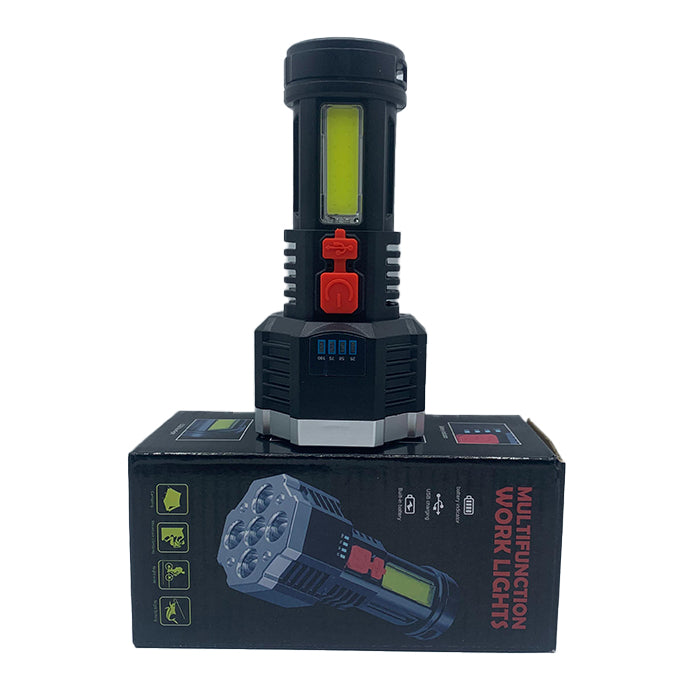 High Lumens LED Flashlight | USB Rechargeable Super Bright LED