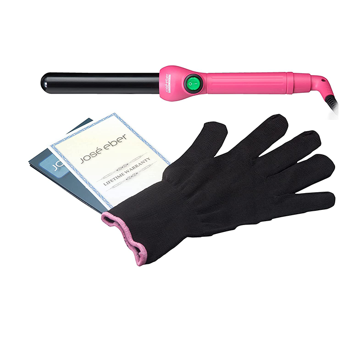 Jose Eber, 25mm Digital Clipless Curler, Pink