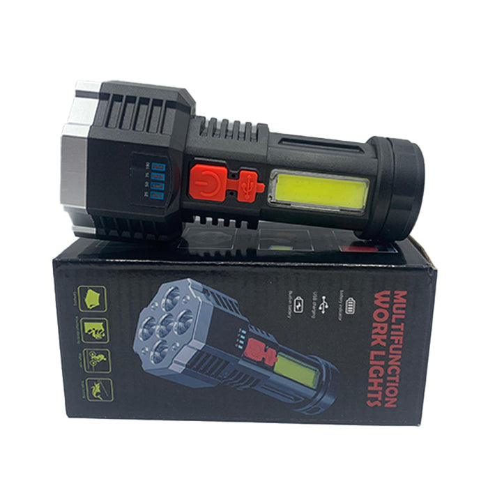 High Lumens LED Flashlight | USB Rechargeable Super Bright LED